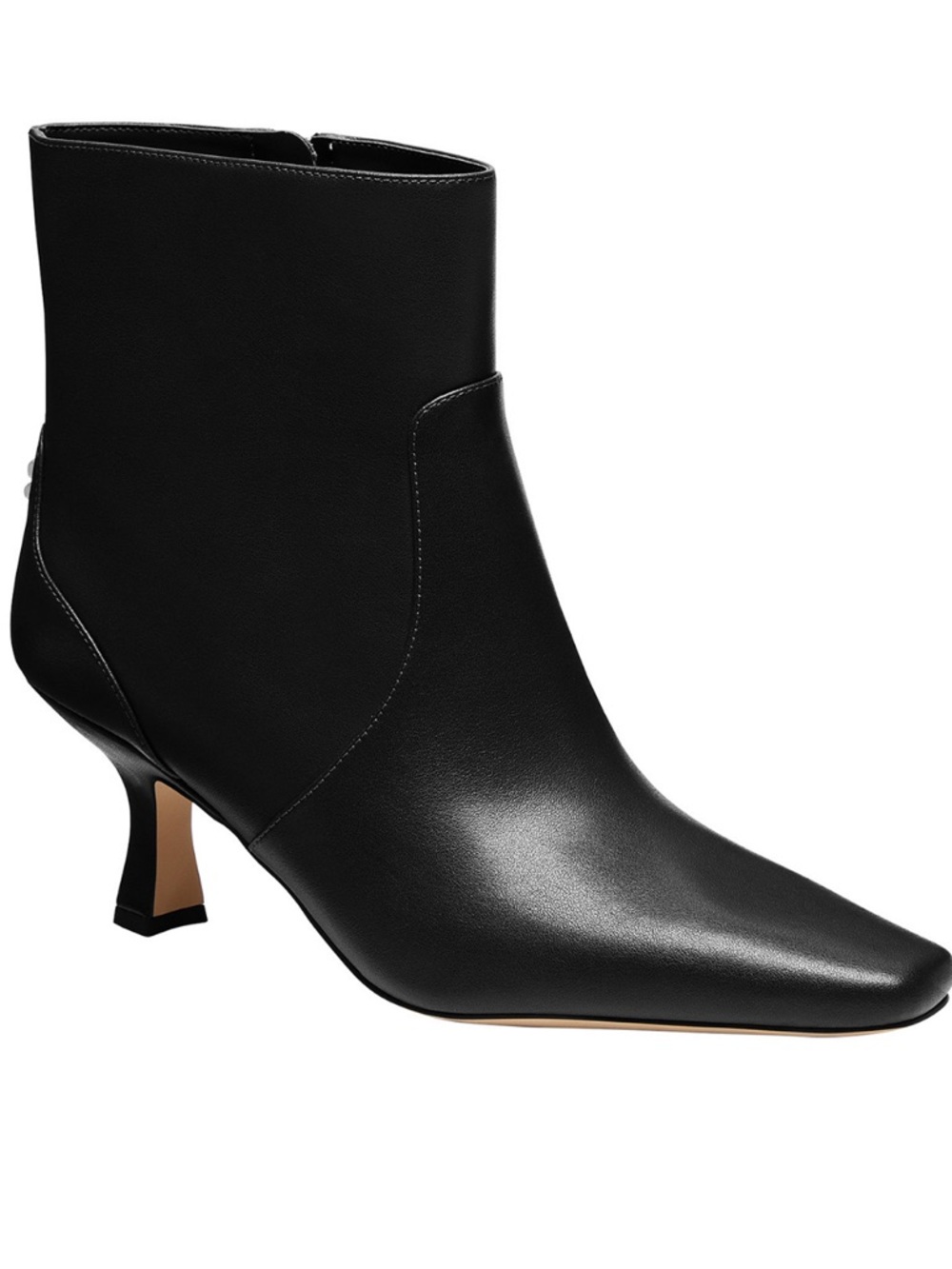 Coach Women's Sculpted C Kitten Heel Booties